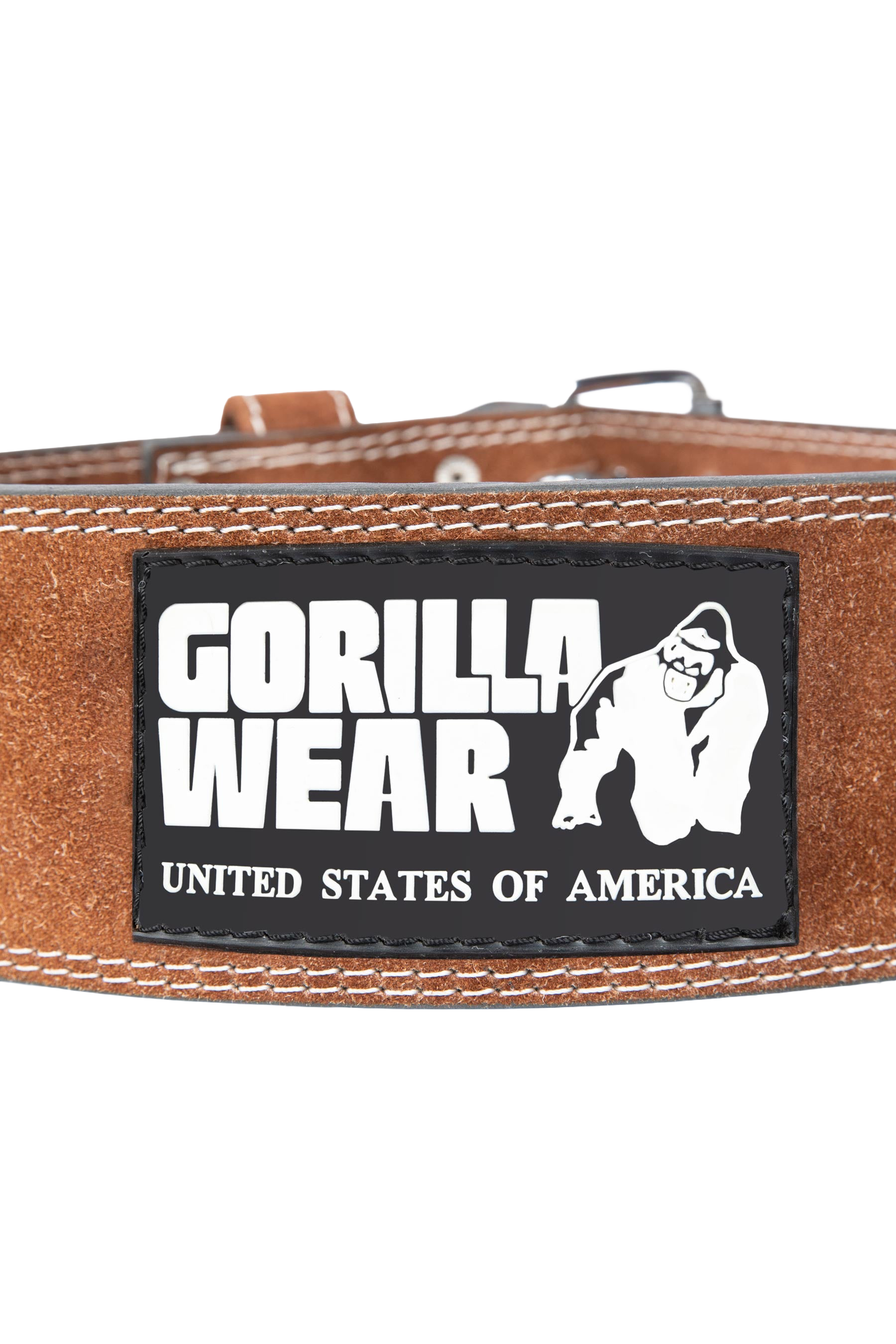 GW 4-inch Leather Lifting Belt - Brown