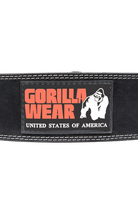 GW 4-inch Leather Lifting Belt - Black