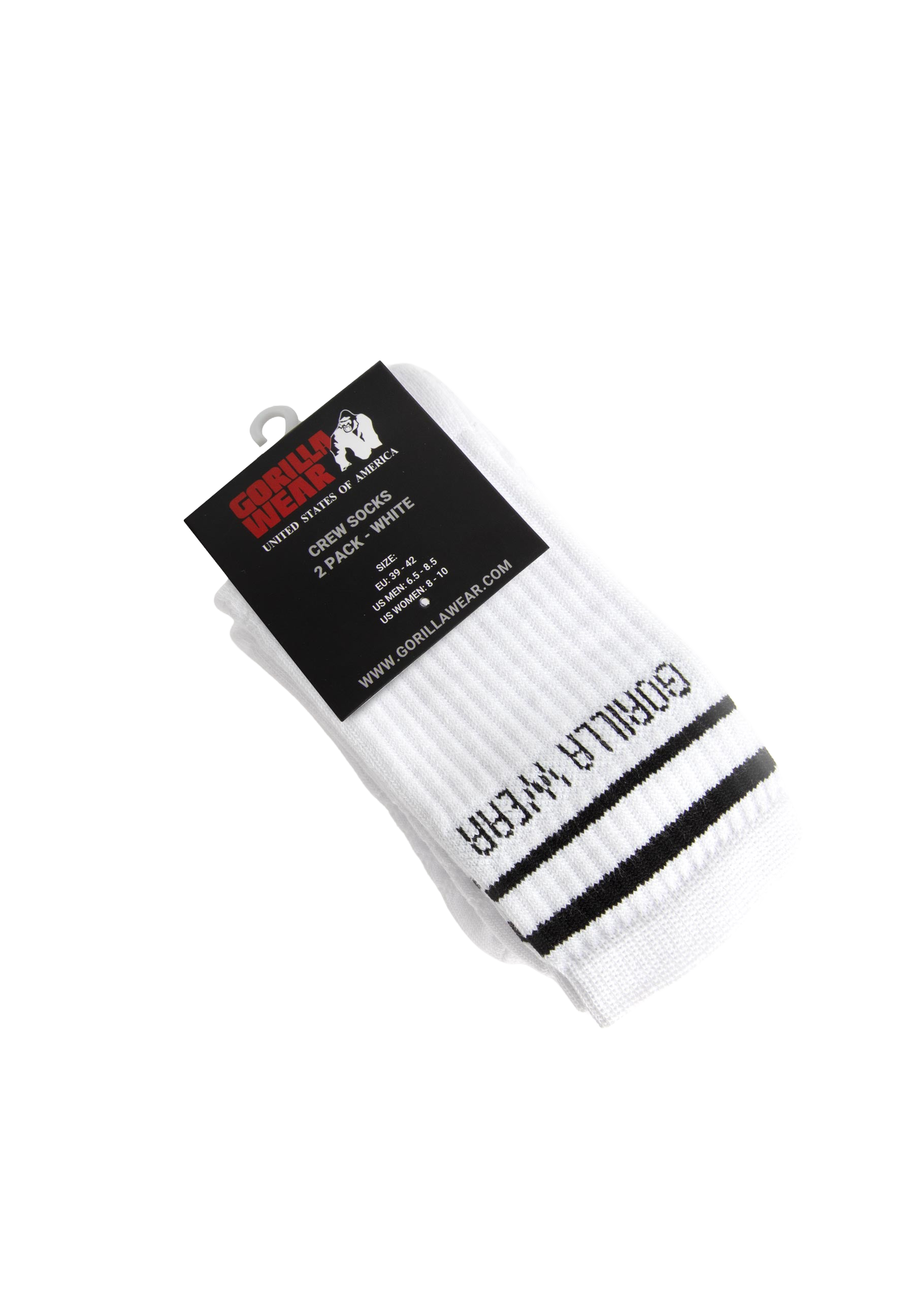 Crew Socks (2 Pack)- White