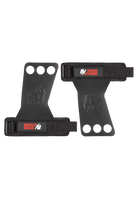 3-Hole Carbon Lifting Grips - Black