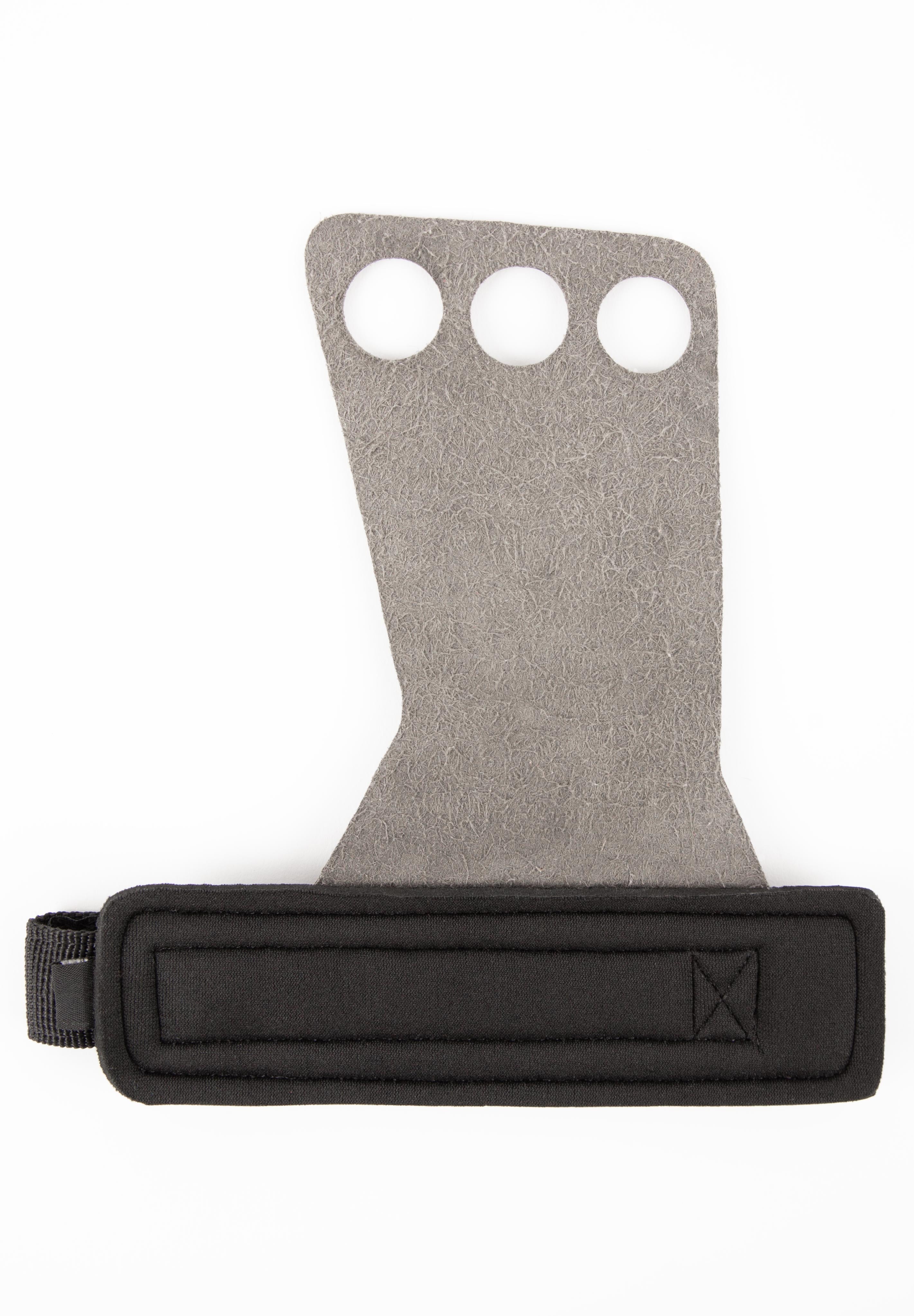 3-Hole Carbon Lifting Grips - Black