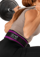 Gorilla Wear 4 Inch Women's Lifting Belt - Black/Purple