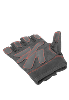 Women's Fitness Gloves - Black/Red Stitched