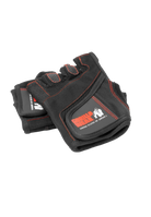 Women's Fitness Gloves - Black/Red Stitched