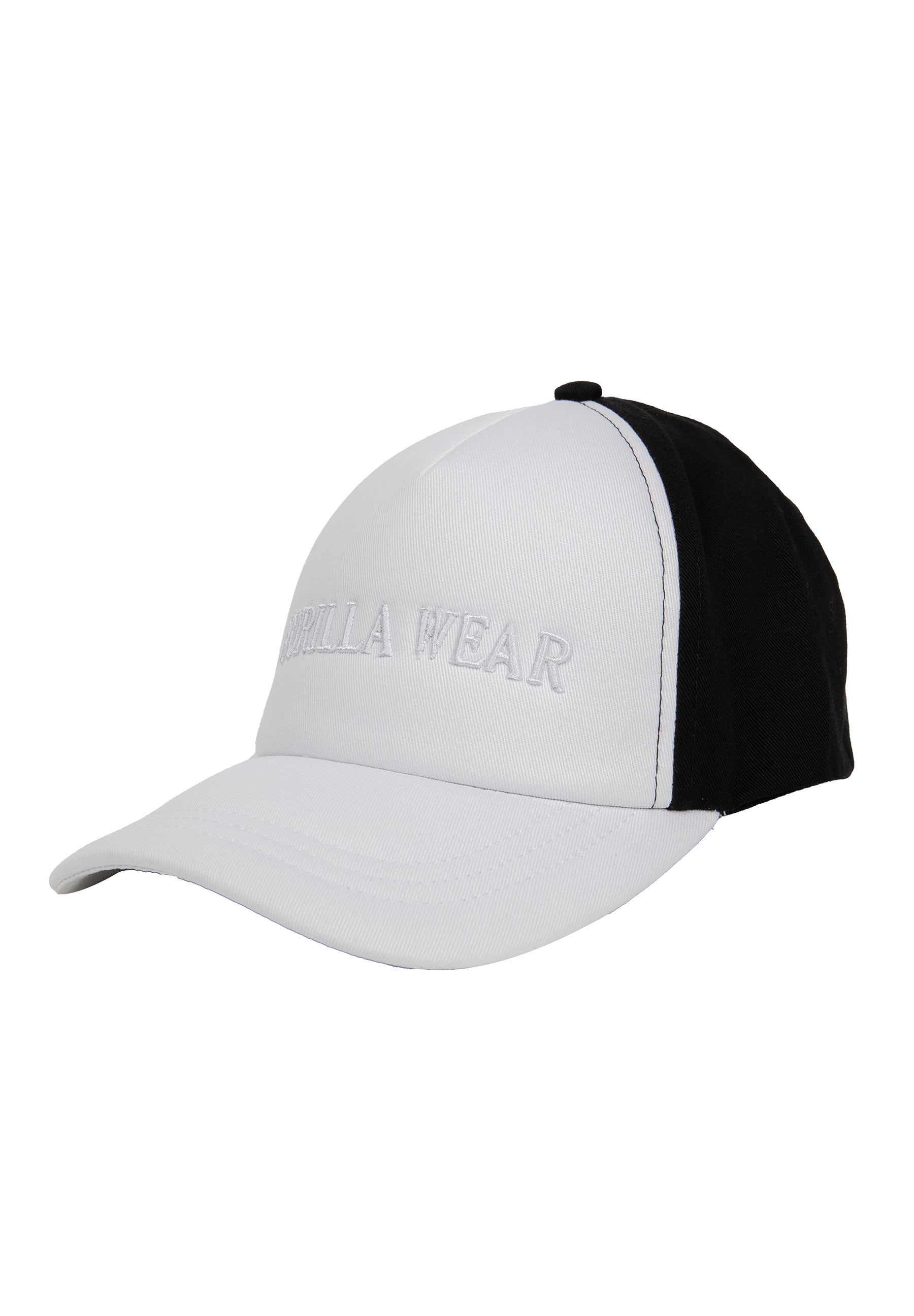 Sharon Ponytail Cap - White/Black