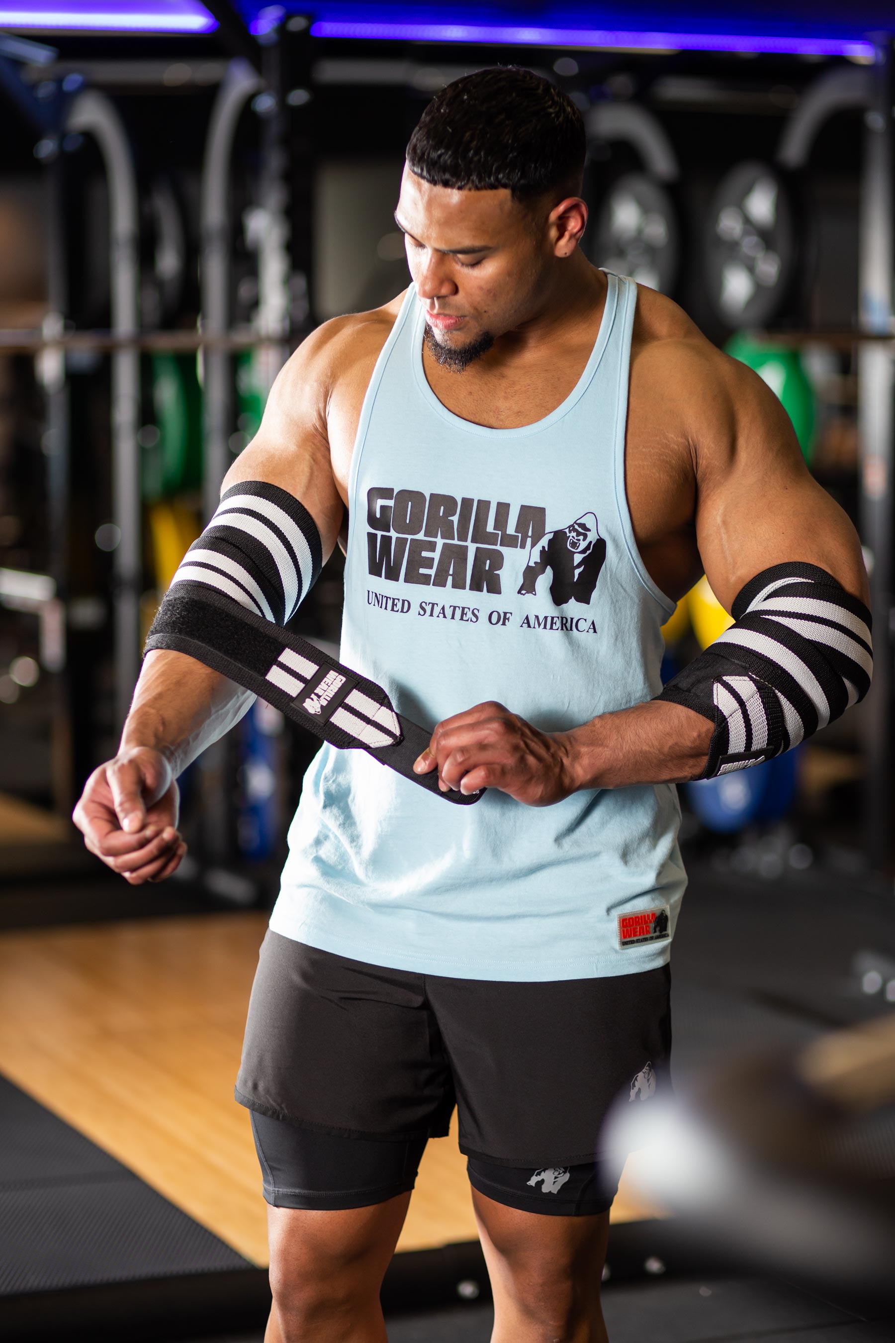 Coudières Fitness Gorilla Wear Coudières Gorilla Wear 120cm - Soutien Articulation - Fitness Et Musculation Accessoire Haltérophilie Coudières Fitness Gorilla Wear Coudières Gorilla Wear 120cm - Soutien Articulation - Fitness Et Musculation Accessoire Haltérophilie