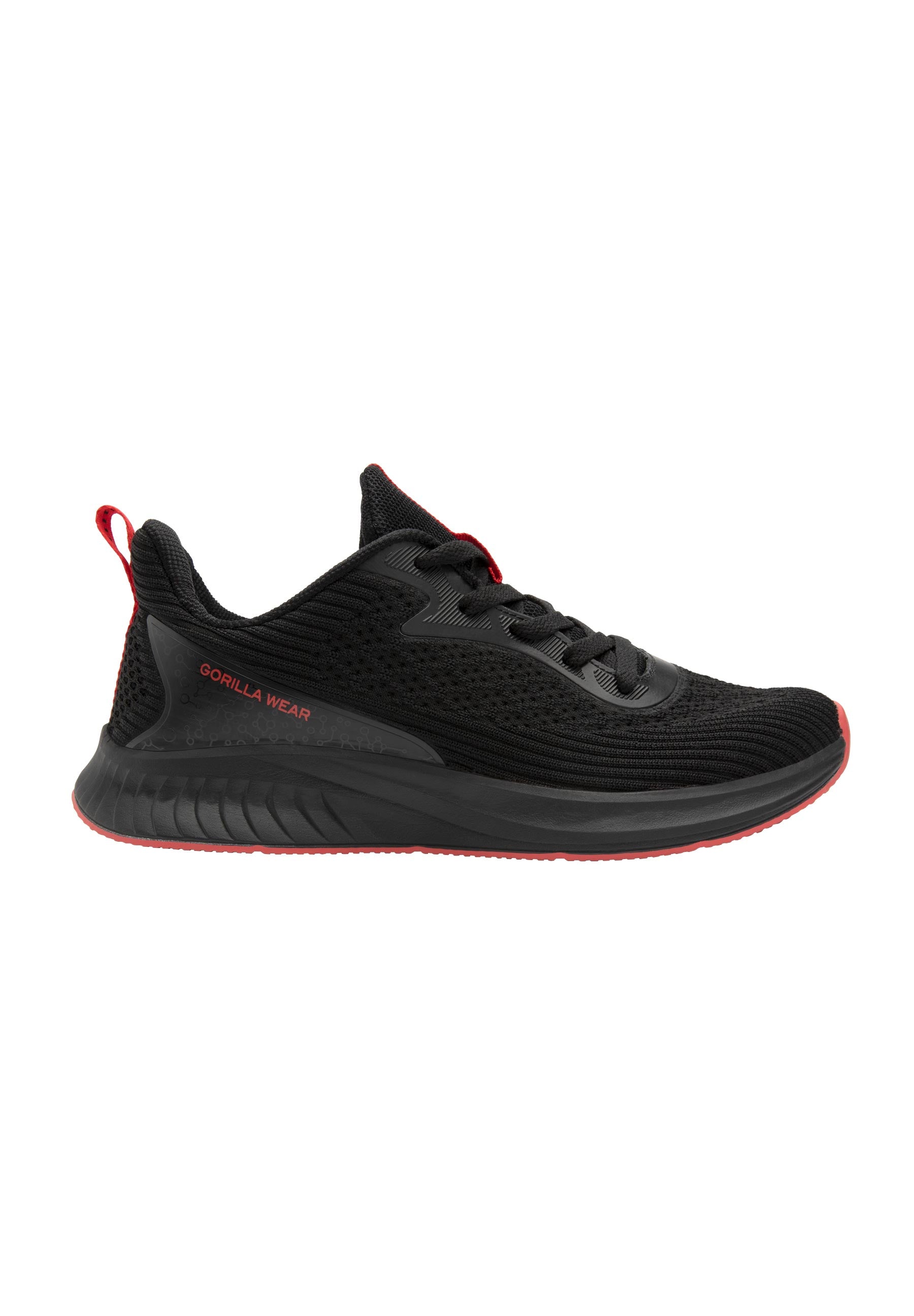 Milton Training Shoes Black/Red GorillaWearUsa - Main Image