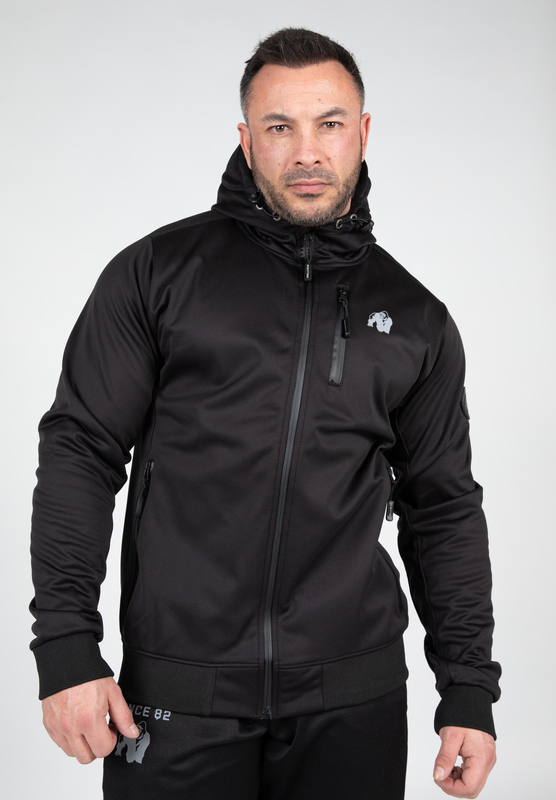 Glendale Softshell Jacket - Black | GorillaWearUsa